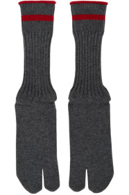 Maison Margiela - Grey Knit Socks