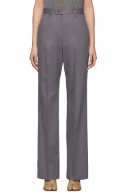 Maison Margiela - Pantalon en sergé gris