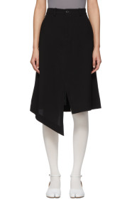 Maison Margiela - Jupe asymétrique noire