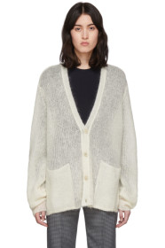 Maison Margiela - Off-White Transparent Cardigan