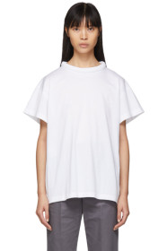 Maison Margiela - T-shirt blanc Padded Collar
