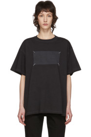 Maison Margiela - 黑色 Memory of label T 恤