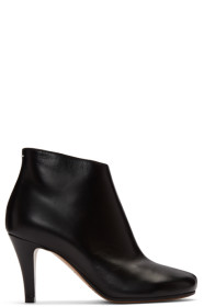 Maison Margiela - Bottes à talons aiguille noires