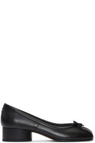 Maison Margiela - Chaussures à talons hauts noires Tabi Ballerina