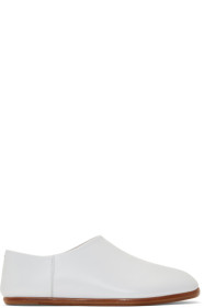 Maison Margiela - Flâneurs blancs Tabi Babouche