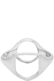 Maison Margiela - Bague argentée Décortiqué