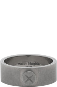 Maison Margiela - Bague argentée Screw Detail