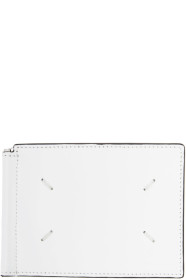 Maison Margiela - Portefeuille blanc Stitch