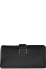 Maison Margiela - Portefeuille à deux volets noir Long