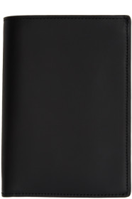 Maison Margiela - Portefeuille à deux volets noir Integrated Zip Pouch
