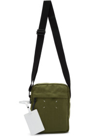 Maison Margiela - Sac messager en toile vert