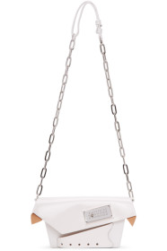 Maison Margiela - White Snatched Messenger Bag