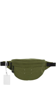 Maison Margiela - Sac-ceinture en toile vert Large