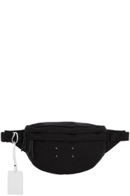 Maison Margiela - Sac-ceinture en toile noir