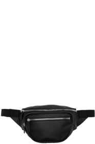 Maison Margiela - Sac-ceinture en cuir noir
