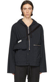 Maison Margiela - Blouson en nylon recyclé noir Sports