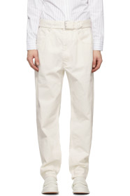 Maison Margiela - White Belted Jeans