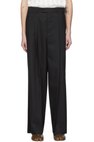 Maison Margiela - Black Wool Trousers