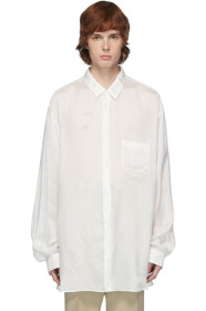Maison Margiela - Off-White Cupro Shirt