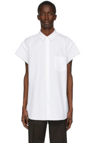 Maison Margiela - White Cap Sleeve Shirt