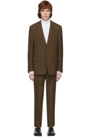 Maison Margiela - Brown Wool Poplin Suit