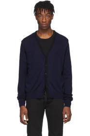 Maison Margiela - Navy & Black Décortiqué Cardigan