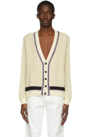 Maison Margiela - Off-White 5 Gauge Cardigan