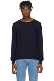 Maison Margiela - Navy Décortiqué Sweater