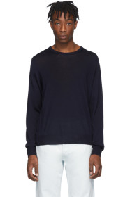 Maison Margiela - Navy Wool Sweater