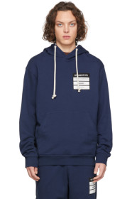 Maison Margiela - Navy 'Stereotype' Hoodie
