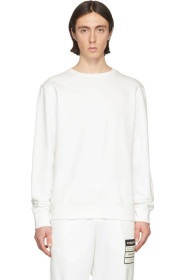 Maison Margiela - Off-White Elbow Patch Sweatshirt