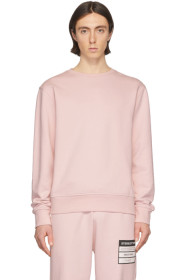 Maison Margiela - Pink Elbow Patch Sweatshirt