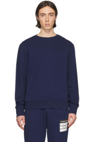 Maison Margiela - Navy Elbow Patch Sweatshirt