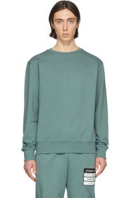 Maison Margiela - Blue Elbow Patch Sweatshirt