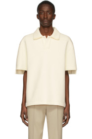 Maison Margiela - Off-White Scuba Piqué Polo