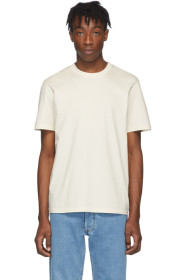 Maison Margiela - Three-Pack White & Off-White Jersey T-Shirt