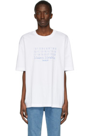 Maison Margiela - White Number Logo T-Shirt