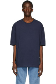 Maison Margiela - Navy Cotton T-Shirt