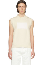 Maison Margiela - Débardeur blanc cassé Gauge 3