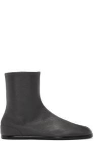 Maison Margiela - Bottes grises Flat Tabi