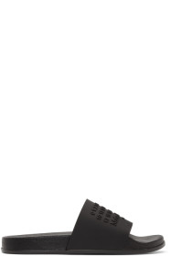 Maison Margiela - Sandales à enfiler noires Shower