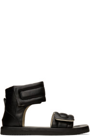 Maison Margiela - Black Leather Future Sandals
