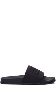 Maison Margiela - Navy Logo Pool Slides