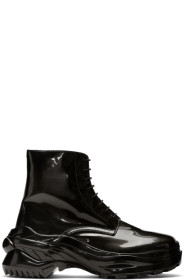 Maison Margiela - Bottes gris acier Cross