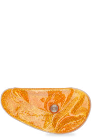 Christopher Kane - Orange Large Liquid Curve Pouch