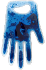 Christopher Kane - 蓝色 Liquid Hand 托特包