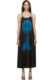 Christopher Kane - 黑色 Agalmatophilia Cami 连衣裙
