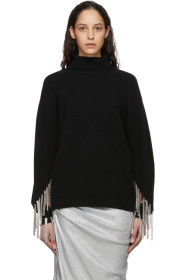 Christopher Kane - 黑色 Multi Chain 高领衫