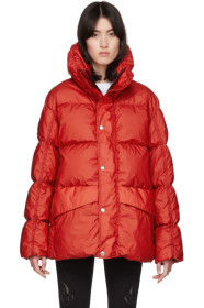 Moncler Genius - SSENSE Exclusive 6 Moncler 1017 ALYX 9SM Red Down Eris Jacket