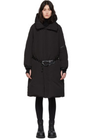 Moncler Genius - SSENSE Exclusive 6 Moncler 1017 ALYX 9SM Black Down Parus Coat